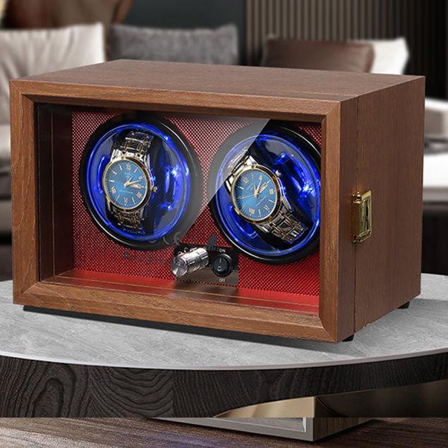 Black walnut single table vertical automatic mechanical watch watch shaker electric watch box meter shaker unisex