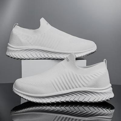 Men's and Women's Socks Shoes Spring/Summer Low-Top Slip-On Mesh Upper Breathable Couple's Running Sneakers