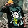 M-8XL Men Oversized T-shirt Korean Casual Loose Style Chinese Style Panda Print T-shirt Suitable for Both Men and Women
