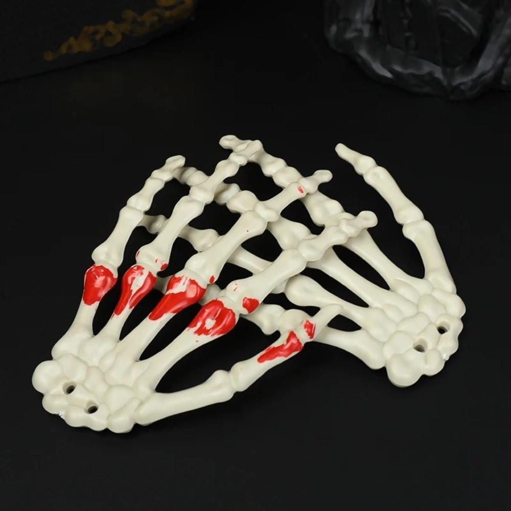 Scary Fake Skeleton Hands Realistic Spirit Claw Halloween Skeleton Hands  Halloween Themed Party