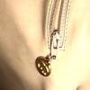 CHANEL vintage V-Stitch Tote Bag Shoulder Bag Hand Bag Caviar Leather blue/Gold