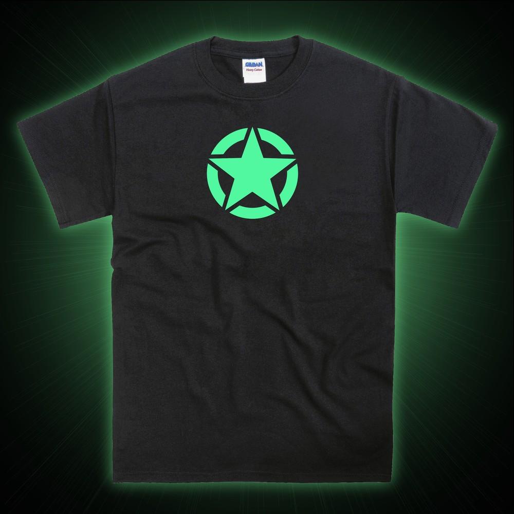 

Cosmic Star Military Army Glow in the Dark T-Shirt L