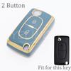 2 3 Button Tpu Key Case Cover For Peugeot Partner Tepee 207 307 308 407 For Citroen C-Crosser C3 C4 Picasso Berlingo Case Holder