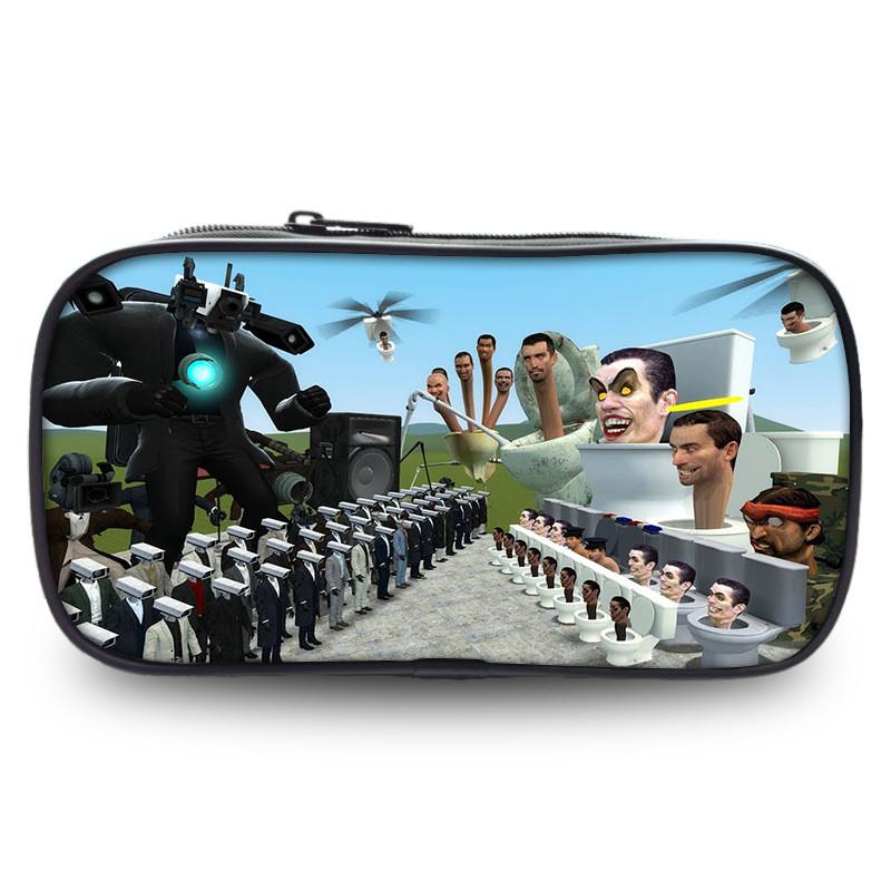 Durable Oxford Fabric Pencil Case For Kids And Students Featuring Fun Game Character Design