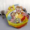 Winnie-the-Pooh Themed Automatic Opening and Closing Umbrella, Brightly Colored 8-rib Portable Umbrella, Suitable for Men and Women, A Perfect Gift Fo