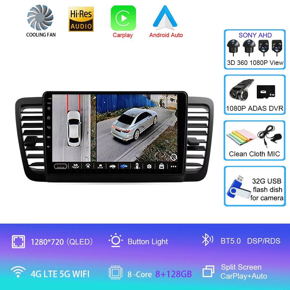 Android 14 Car Radio For Subaru Outback 3 Legacy 4 2003 - 2009 Multimedia Video Player Navigation Stereo GPS No 2din 2 Din Dvd