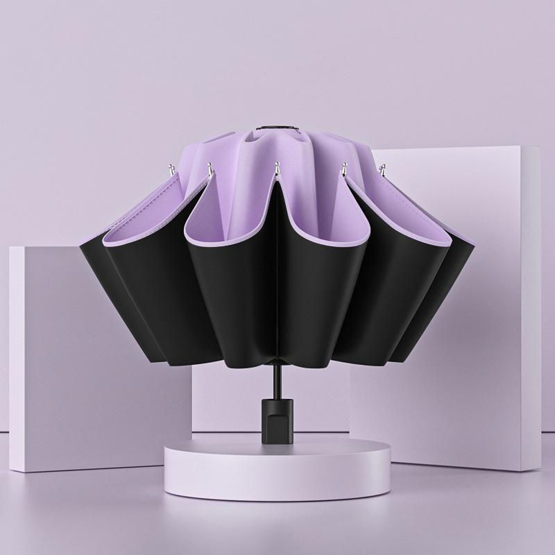 Fully Automatic Dual-Use Sun and Rain Folding Umbrella with Anti-Ultraviolet Sun Protection