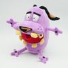 New Courage the Cowardly Dog Plush Toys Funny Purple Dog with Yellow Teeth Stuffed Doll Animal Plushie Room Decor Birthday Gift