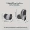 For Car Headrest Lumbar Shoulder Pillow Car Cushion Car Memory Foam Seat Lumbar Back Cushion Set Four Seasons Universal