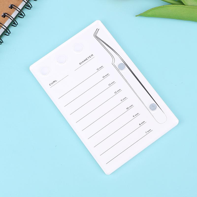 False Eyelash Extension Display Board Holder Magnetic Attraction Acrylic Palette белый