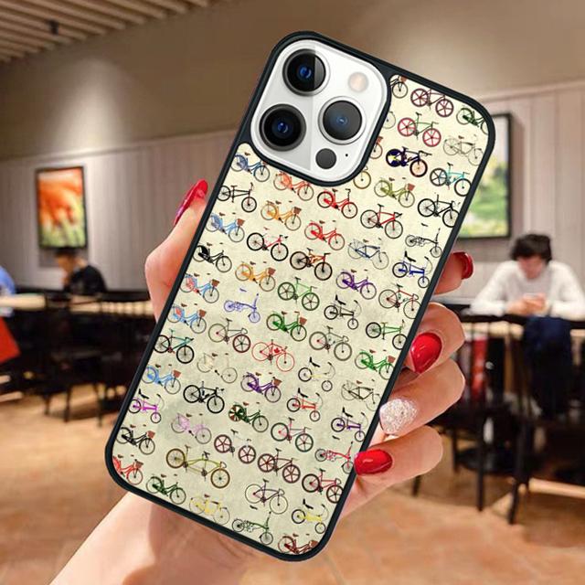 BIKE CYCLING art Phone Case For Apple iPhone 17 Air 11 Pro Max Plus SE2020 Coque For iPhone 17 Air 14 15 16 13 12 Max Cover