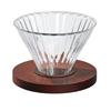 Pearl Metal PYREX Coffee Dripper, Coffee Filter, Cup, Brown, Heat-Resistant Glass, CP-8665