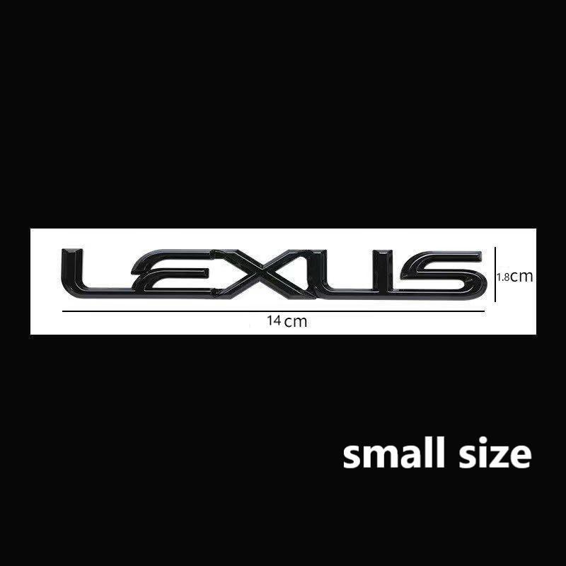 

Front or Side or Rear Trunk Badge ABS Sticker For Lexus RX300 GX460 Ct200 IS250 ES IS200 ES300 NX RX UX CT LC RC GS GX IS LS LX