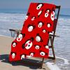 proof beach towel with a Pucca1 pattern - soft,absorbent,quick-drying,machine washable - perfect for swimming,camping,bathing