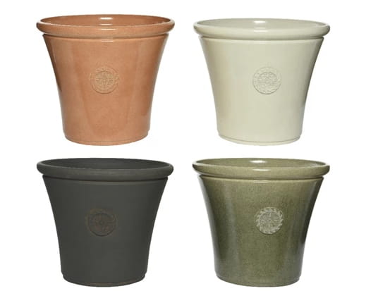 Ornamental Round Polystone Flower Pot Cover
