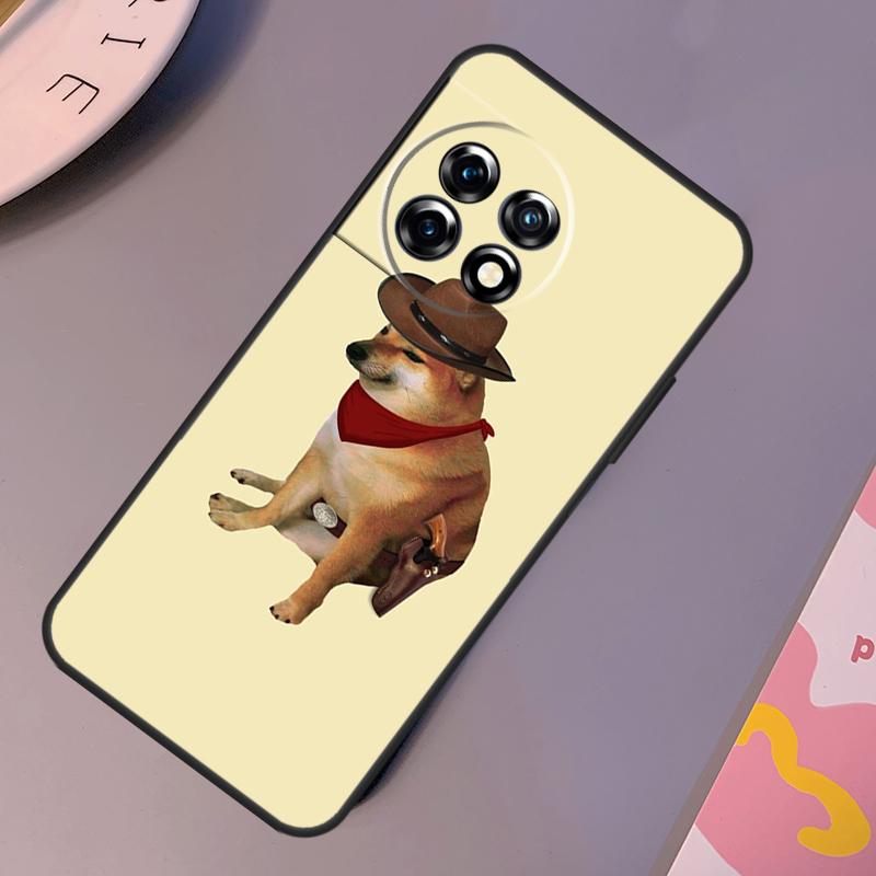 Cheems Shiba Inu Doge Meme Hülle Für OnePlus Nord 5 CE 4 3 2 Lite N30 OnePlus 11 12 13 15 12R 13R 10T 13T 9 10 Pro Cover