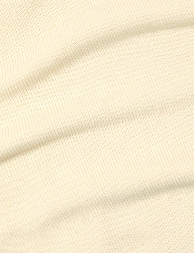 Amazon Essentials Men's Rib Knit Turtleneck Sweater, 100% Cotton, Ivory, Size XL