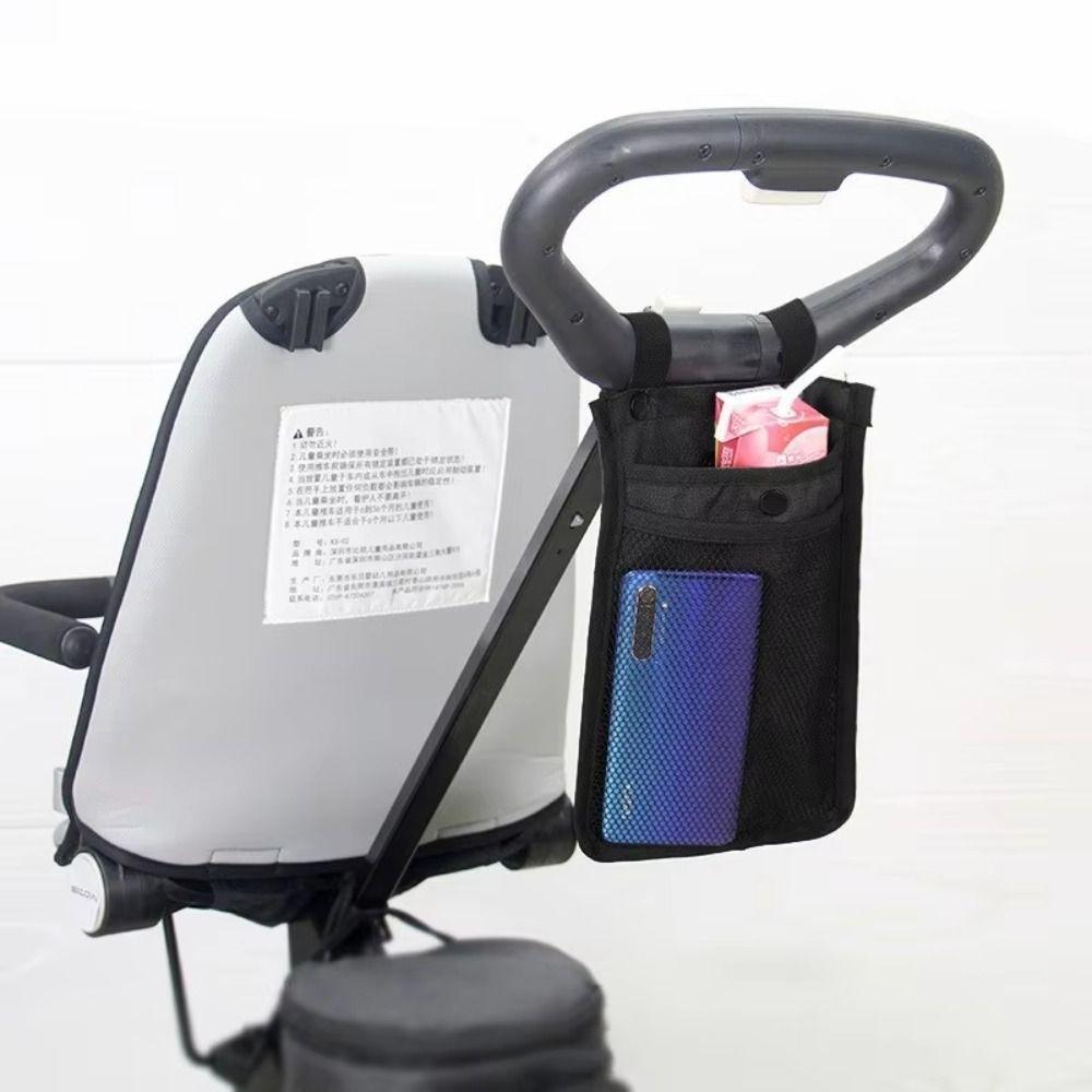 2Pcs Double Pockets Carriage Pram Storage Bag Multifunctional Mommy Organizers  Outdoor