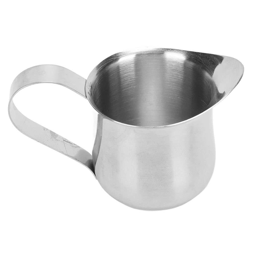 Milk Frothing Pitcher Stainless Steel Ergonomic Milk Frothing Cup Jug Steaming Pitcher for Coffee