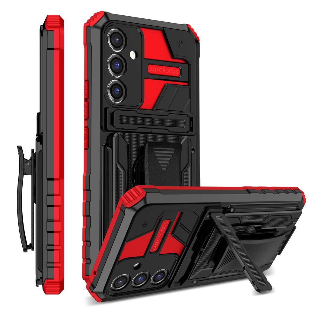 For Galaxy A13 5G/4G Phone Cover, Shockproof Protective Belt Clip Kickstand Case for Samsung Galaxy A23 4G/5G, A53 A73 A33 A03