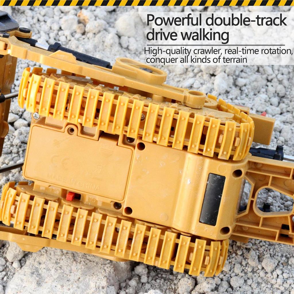 Cheap & Dump Truck Toy for Kids Moveable Claw Remote Control Bulldozer