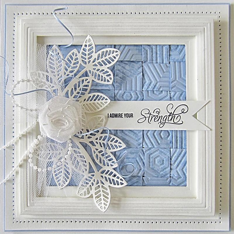 Leaves Metal Cutting Dies for Scrapbooking DIY Album Decor Embossing Hand-on Craft Dies Cut Paper Cards Tool