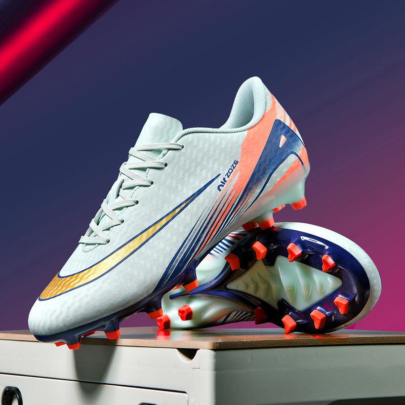 New Low-top Ronaldo Children's Football Shoes Boys Teenagers Students Women TF Broken Nails AG Long Nails Football Shoes