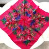 Double Twill Popular Comfortable Value Hot Selling Silk Scarf 70cm Cotton Square Leisure Shawl Scarf for Women Headscarf