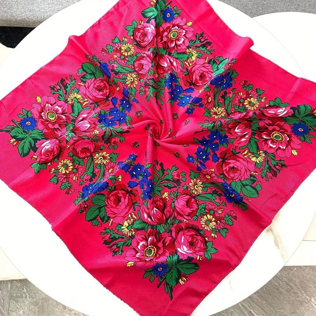 Double Twill Popular Comfortable Value Hot Selling Silk Scarf 70cm Cotton Square Leisure Shawl Scarf for Women Headscarf