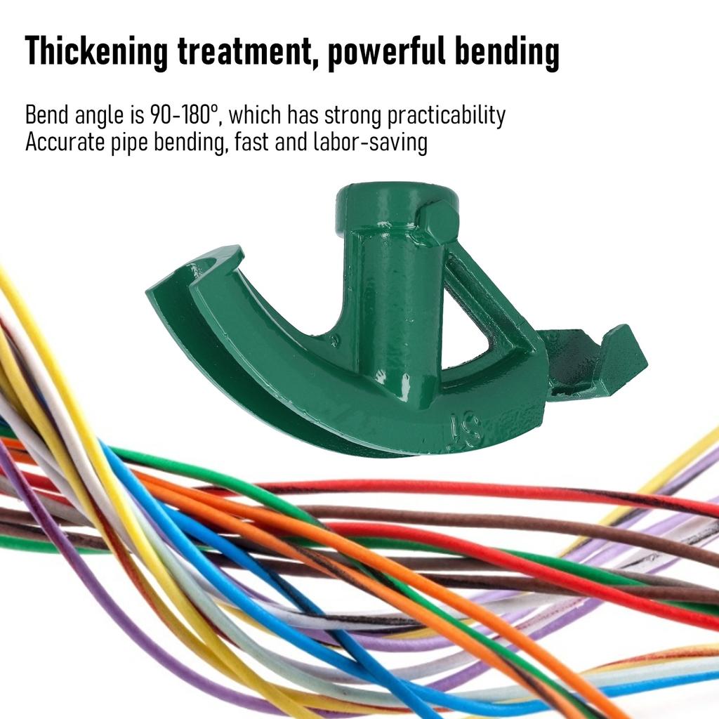 Pipe Bender Cast Iron Manual Tube Former LaborSaving Electric Wire Fast Bending Tool (5Celsius8in )