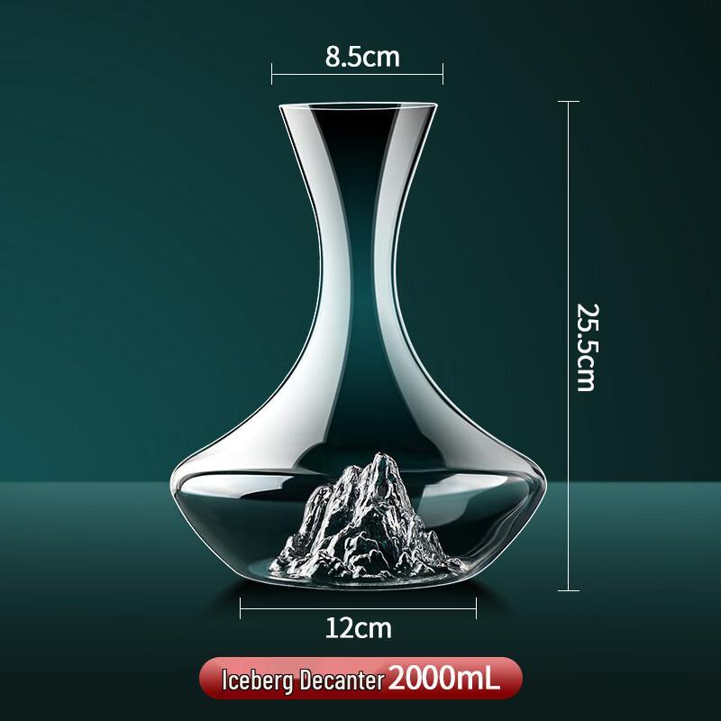 

Luxury Iceberg Crystal Wine Decanter