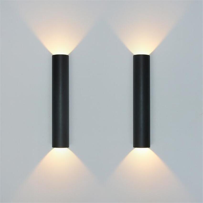 Indoor Wall Lights 12W Wall Lamp Led Up and Down Lights Internal Wall Lighting for Living Room Hallway Corridor Bedrooms