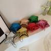 Silver Banquet Chain Bag Korean Style Funny Party Bag Portable Bright Star Shoulder Bag  Girls