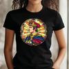T-Shirt Women Napoleon Stained Glass Motif Cotton Size XS To 3XLWill Be Opened In a New Window or Tab