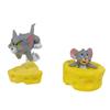 4 Adet Set Peynir Tom ve Jerry Aksiyon Figürü Sevimli Versiyon 3cm Anime PVC Model Pasta Süsü
