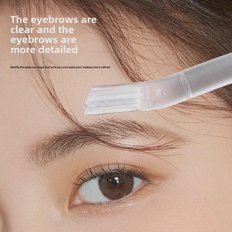 Portable Eyebrow Trimmer and Scissors Set for Beginners - Anti-Scratch Beauty Tool Kit