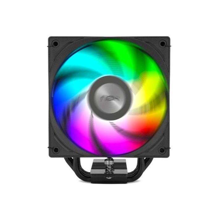 Refroidisseur de cpu - nox - h-500 - affichage digital - compatible intel &amp; amd - 4 caloducs 6mm