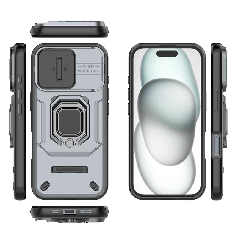 For iPhone 17 Case iPhone 17 Cover Slide Camera Protector Holder Bumper Protective Phone Cases For iPhone 17 Air Pro Max Funda