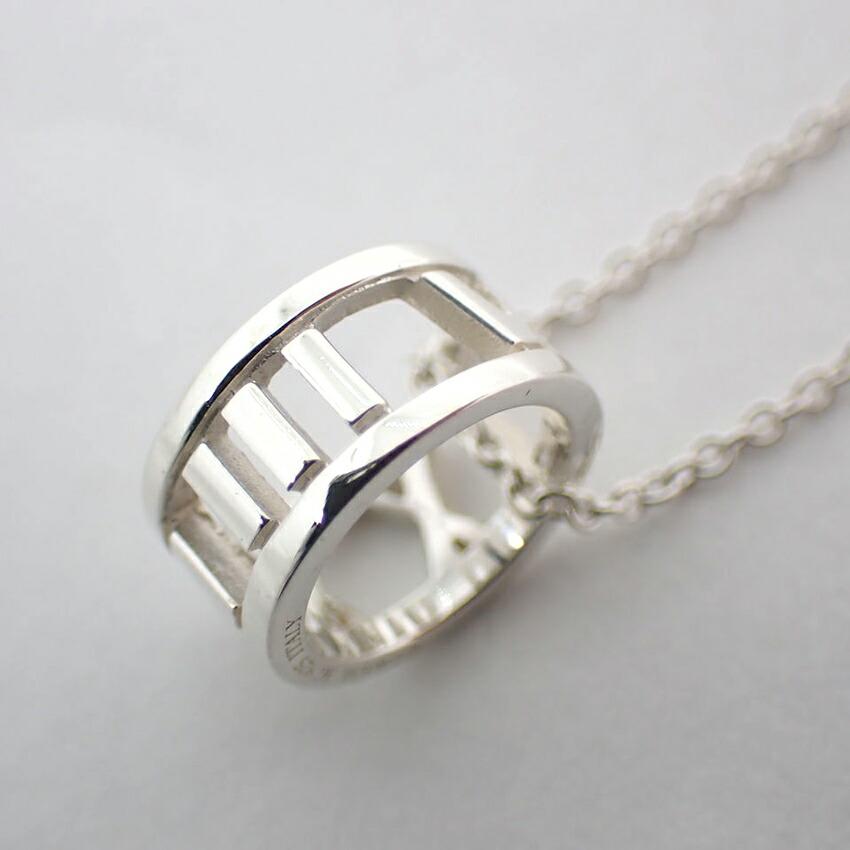 [Pre-owned] TIFFANY/Tiffany 925 Open Atlas Pendant/Necklace/j32-52