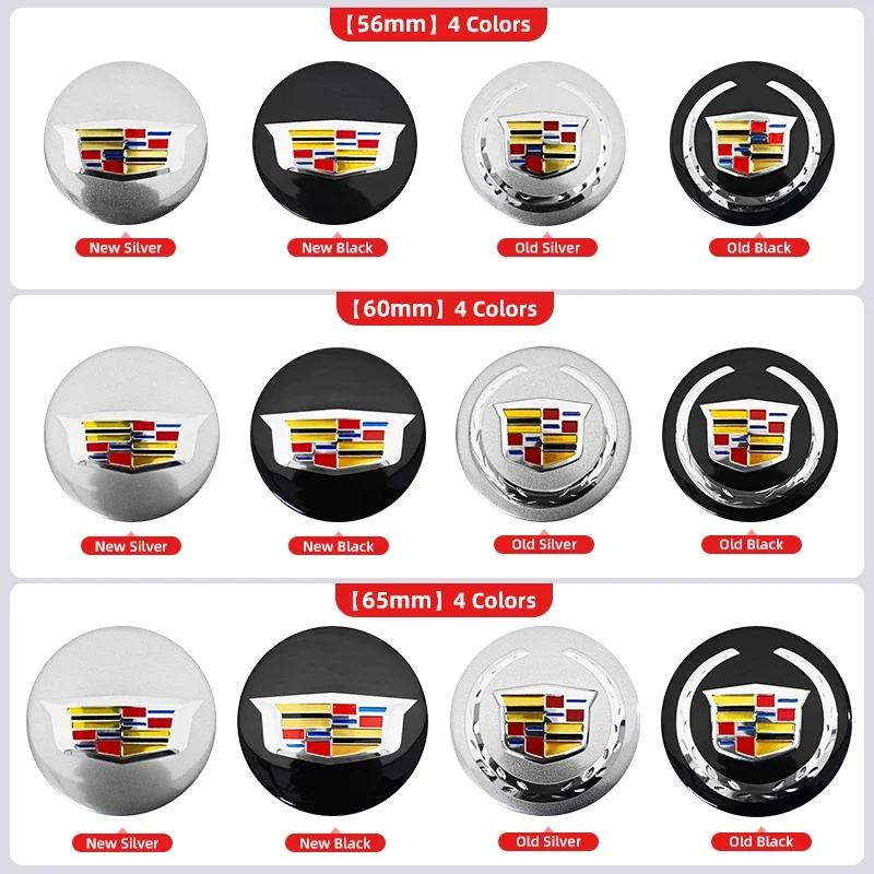 4 pezzi 56mm 60mm 65mm Tappo Coprimozzo Centrale Ruota Auto Coprimozzo Cerchione Adesivi Per Cadillac ATS BLS CT4 CT5 CTS SRX XT6 XTS Escalade Deville