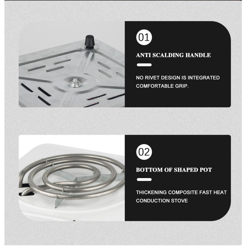 Double-Head Electric Ceramic Stove, Small Household Appliance, Multi-Functional Household Small Electric Stove