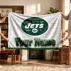 New York Jets (1) Personalized Name Blanket Soft Cozy Gift for Sofa Bed Couch Home Decoration