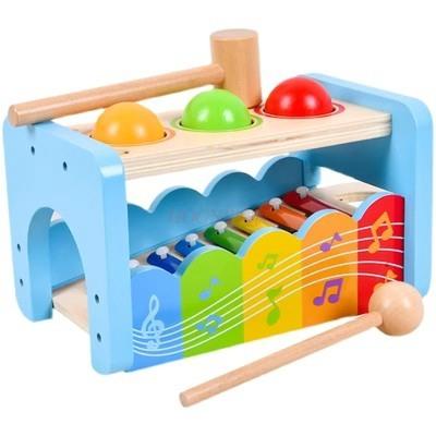 Babies And Children'S Xylophone Player Playing Piano 8 Months Old Children'S Puzzle Playing Ball Music Toys 1-2-3 Years Old