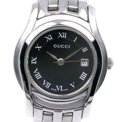Orologi 5500L Quadrante Nero Acciaio Inossidabile Quarzo Analogico Donna Usato