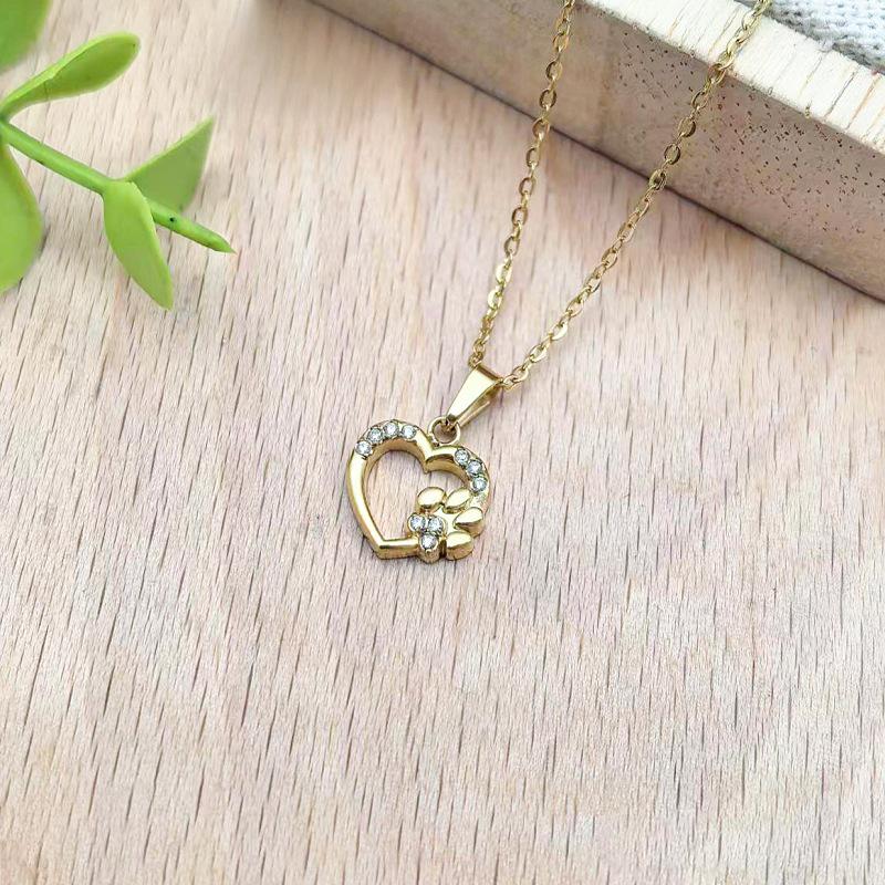 Elegant Women's T-Shaped Titanium Steel Necklace - Light Luxury Style Clavicle Jewelry