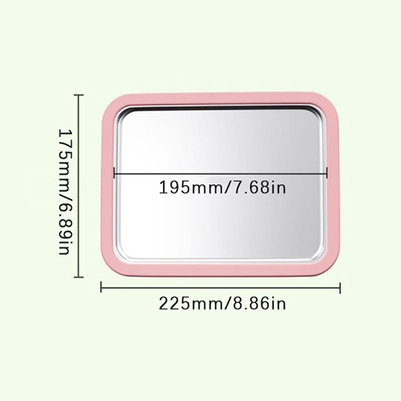 Haushalts-Eiscreme-Pfanne aus Edelstahl, Frittierte Joghurtmaschine, Flachboden-Pfanne, Frittierter Joghurt, DIY-Eiscreme, Mini-Version