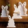 Love Rabit Silicone Candle Mold DIY Easter Heart Bunny Ornament Craft Gift Making Molds Soap Plaster Resin Home Decor Tools