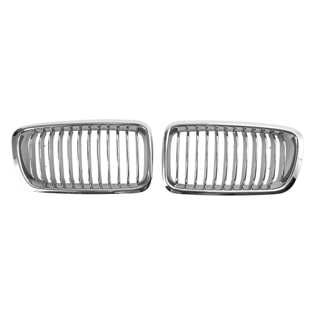 2 STÜCKE Chrom Front Nieren Grill Gitter Passend für BMW 7er E38 1994-2001