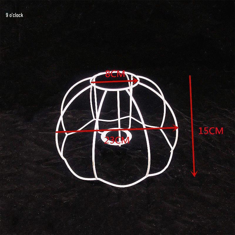 Χειροποίητος Πλαίσιο Αμπαζού Τέχνης με Σχοινί DIY: Στρογγυλά & Τετράγωνα Σιδερένια Εξαρτήματα για Επιτραπέζια Φωτιστικά