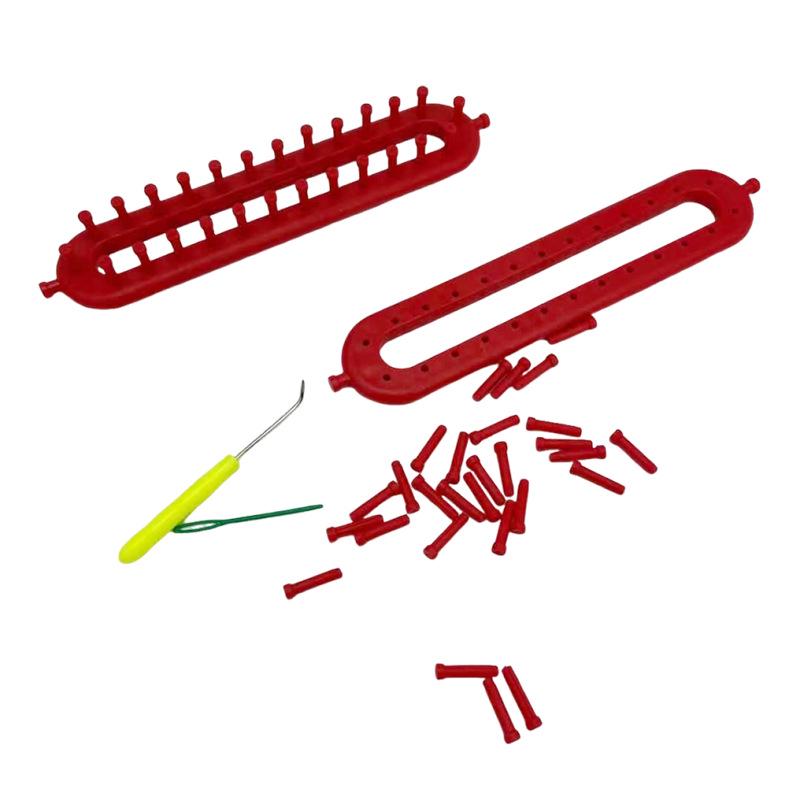 Haomeng Knitting Machine: DIY Yarn Scarf Making Tool for Crafting Lazy Neck Warmers